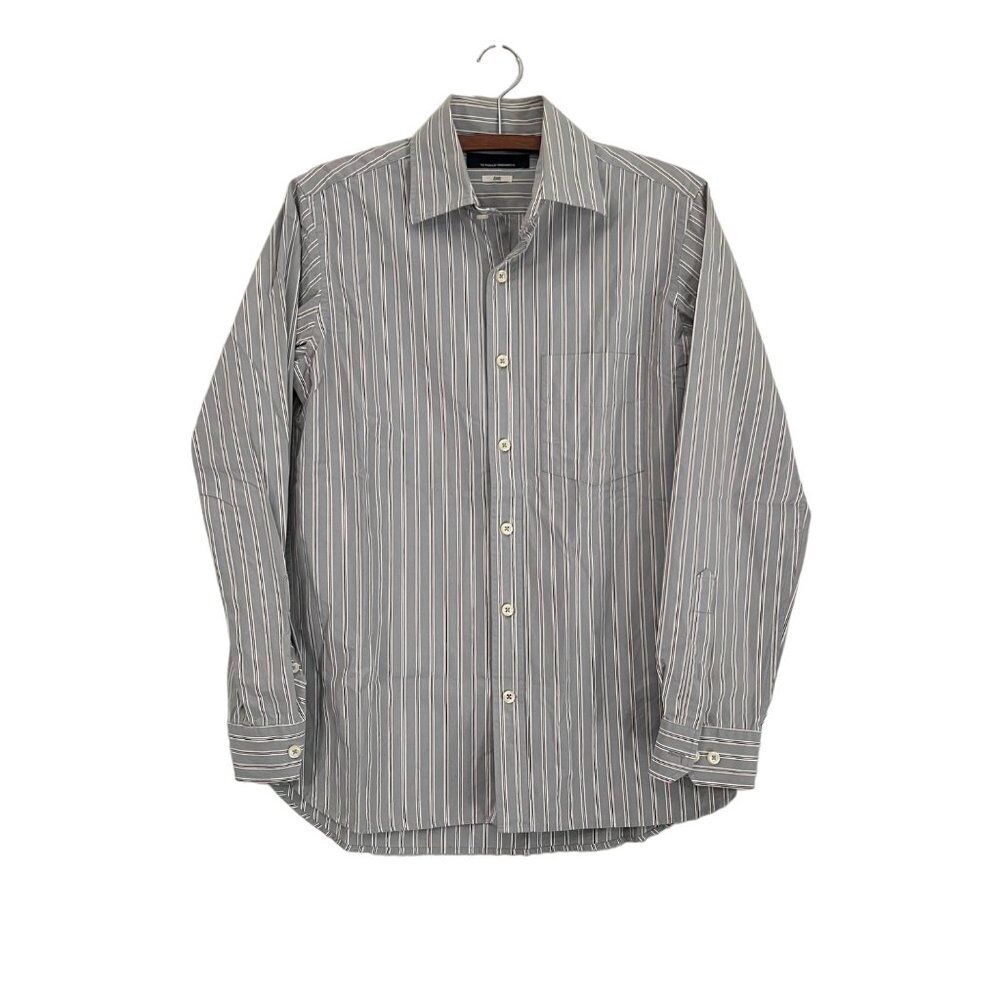 Sissy by Kansai Yamamoto Mens Striped Long Sleeve Button Shirt Size Medium